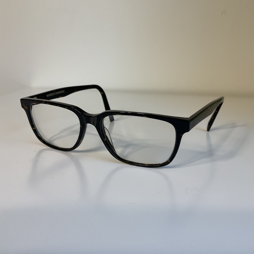 Warby Parker Eyeglasses Gilbert W 200 Whiskey Tortoise Square Frame 55 18 145 - Picture 3 of 6